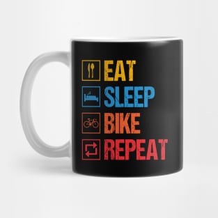 Eat Sleep Bike Repeat Mug